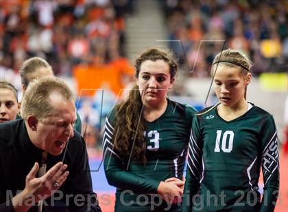 Thumbnail 2 in Fleming vs. Caliche (CHSAA 1A Championship) photogallery.