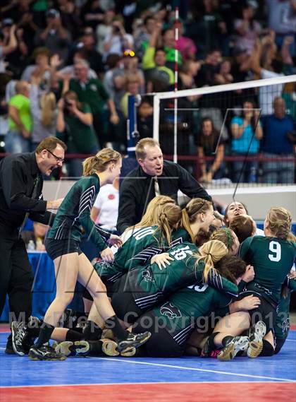 Thumbnail 3 in Fleming vs. Caliche (CHSAA 1A Championship) photogallery.