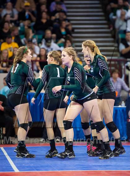 Thumbnail 2 in Fleming vs. Caliche (CHSAA 1A Championship) photogallery.