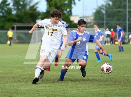 Thumbnail 1 in Northwood Temple Academy vs  Riverside Christian Academy (BBA Soccer Jamboree) photogallery.