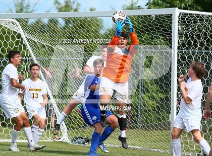 Thumbnail 3 in Northwood Temple Academy vs  Riverside Christian Academy (BBA Soccer Jamboree) photogallery.