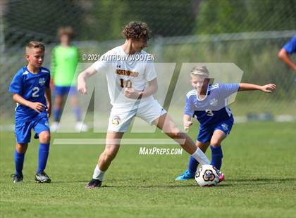 Thumbnail 1 in Northwood Temple Academy vs  Riverside Christian Academy (BBA Soccer Jamboree) photogallery.