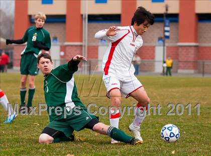 Thumbnail 3 in Northstar Christian vs Hamilton (NYSPHSAA Class D Semifinal) photogallery.