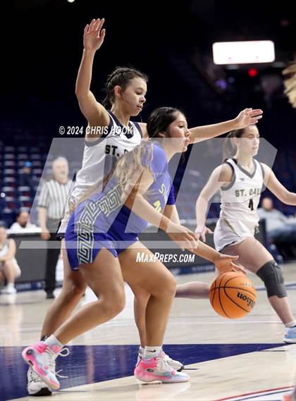 Thumbnail 2 in Baboquivari vs St. David (MLK Basketball Classic) photogallery.
