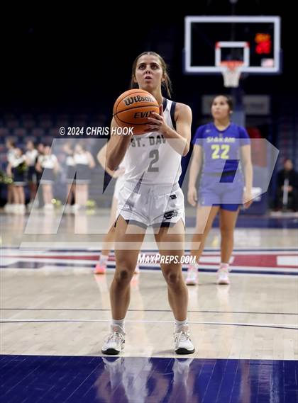 Thumbnail 2 in Baboquivari vs St. David (MLK Basketball Classic) photogallery.
