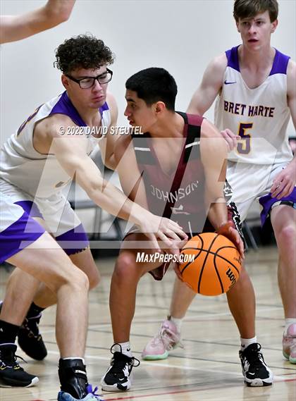 Thumbnail 2 in Johnson vs. Bret Harte (Sac Adventist Holiday Invitational) photogallery.
