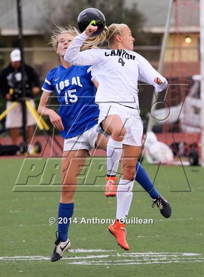 Thumbnail 1 in Canyon vs Los Alamitos (Mater Dei Premier Invitational) photogallery.