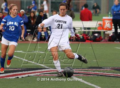 Thumbnail 3 in Canyon vs Los Alamitos (Mater Dei Premier Invitational) photogallery.