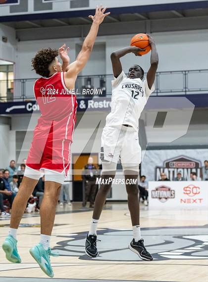 Thumbnail 3 in Columbus vs. Long Island Lutheran (Chipotle Nationals Quarterfinals) photogallery.