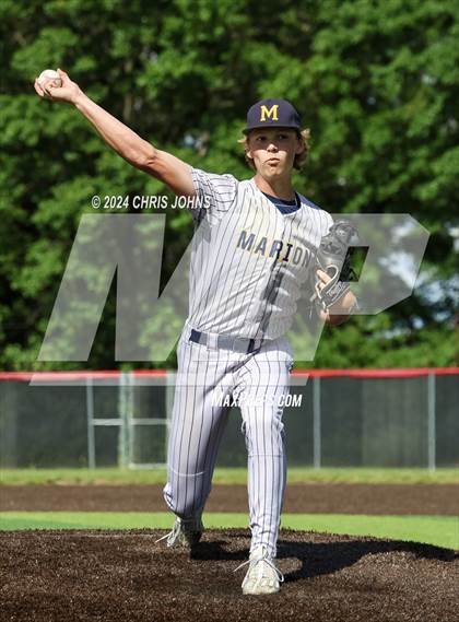 Thumbnail 1 in Marion vs Mascoutah (IHSA, 3A sectional semifinal) photogallery.