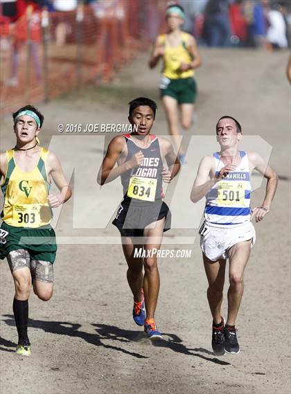 Thumbnail 2 in CIF State Cross Country Championships (D1 Boys Race) photogallery.