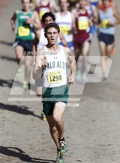 Thumbnail 3 in CIF State Cross Country Championships (D1 Boys Race) photogallery.