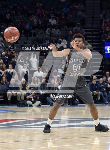 Thumbnail 3 in Sierra Canyon vs. Sheldon (CIF State Open Division Final) photogallery.