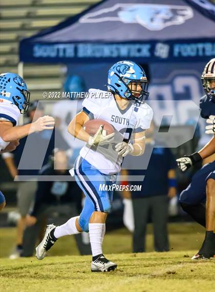 Thumbnail 3 in South Brunswick vs Terry Sanford (NCHSAA 3A - First Round) photogallery.