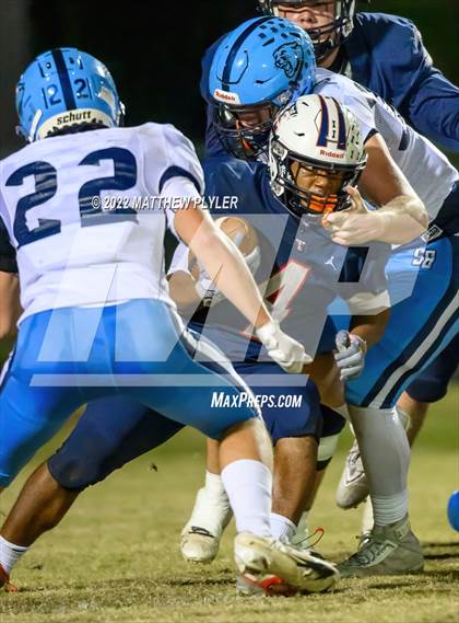 Thumbnail 2 in South Brunswick vs Terry Sanford (NCHSAA 3A - First Round) photogallery.