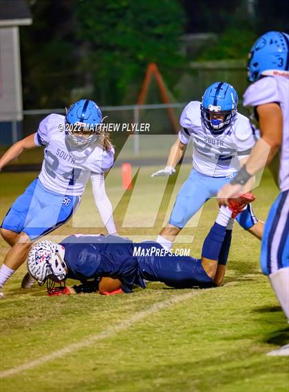 Thumbnail 3 in South Brunswick vs Terry Sanford (NCHSAA 3A - First Round) photogallery.