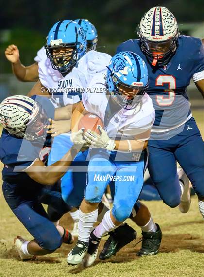 Thumbnail 3 in South Brunswick vs Terry Sanford (NCHSAA 3A - First Round) photogallery.