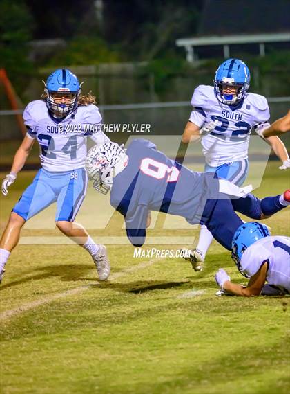 Thumbnail 3 in South Brunswick vs Terry Sanford (NCHSAA 3A - First Round) photogallery.