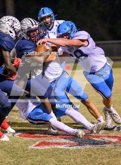 Thumbnail 3 in South Brunswick vs Terry Sanford (NCHSAA 3A - First Round) photogallery.