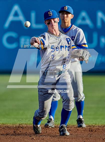 Thumbnail 2 in Valley Christian vs. Serra (Infield/Outfield Warmups - CIF CCS Open Final) photogallery.