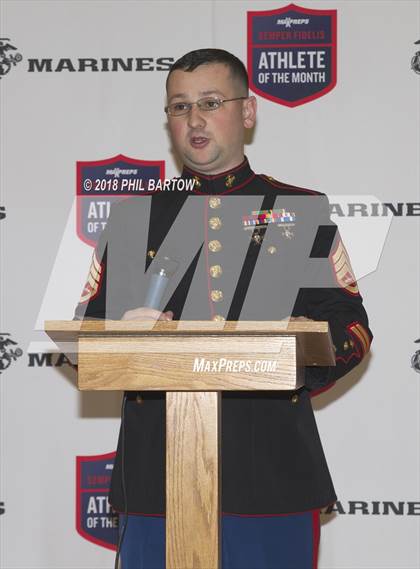 Thumbnail 1 in Marines H.S. Male Athlete of the Month - Castera Mastropoalo  photogallery.
