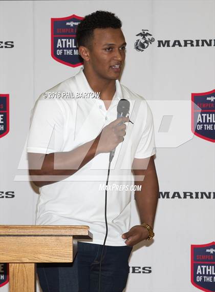 Thumbnail 3 in Marines H.S. Male Athlete of the Month - Castera Mastropoalo  photogallery.