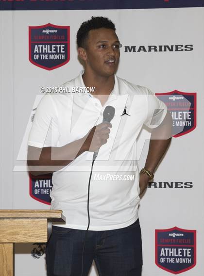 Thumbnail 1 in Marines H.S. Male Athlete of the Month - Castera Mastropoalo  photogallery.