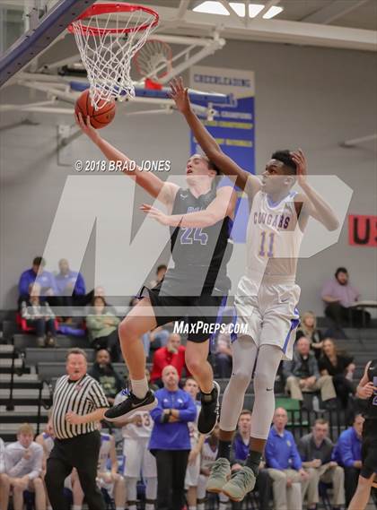 Thumbnail 2 in Clarksville Academy vs Donelson Christian Academy (TSSAA District 4-A Semifinal) photogallery.