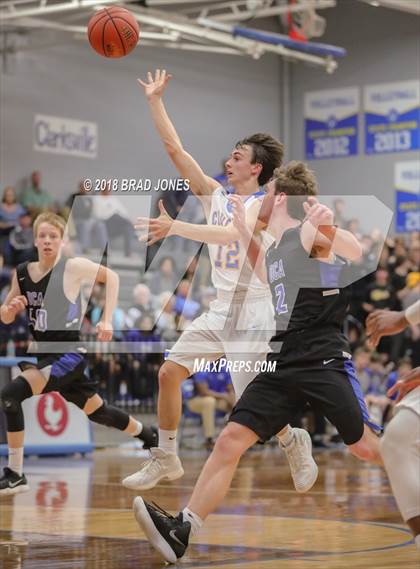 Thumbnail 3 in Clarksville Academy vs Donelson Christian Academy (TSSAA District 4-A Semifinal) photogallery.