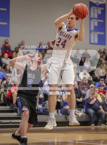 Thumbnail 1 in Clarksville Academy vs Donelson Christian Academy (TSSAA District 4-A Semifinal) photogallery.