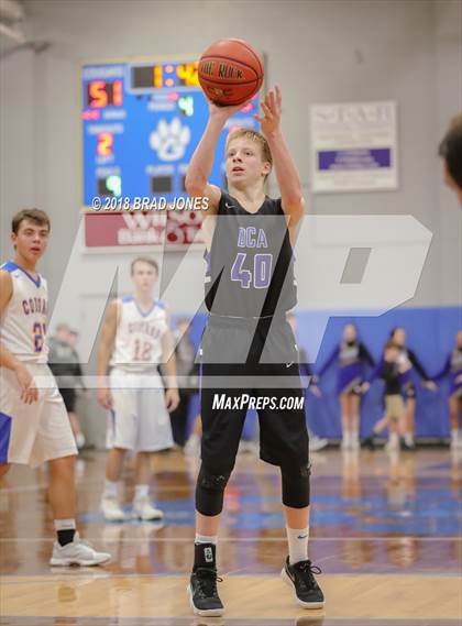 Thumbnail 2 in Clarksville Academy vs Donelson Christian Academy (TSSAA District 4-A Semifinal) photogallery.