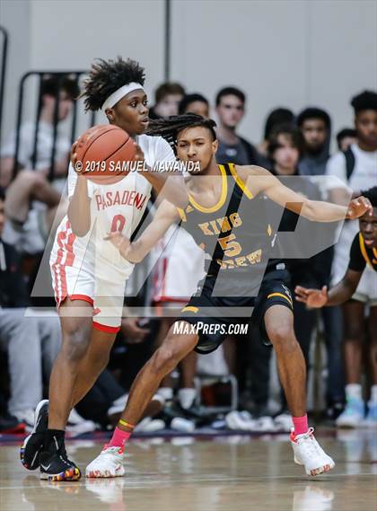 Thumbnail 3 in Pasadena vs  King/Drew (Rose City Roundball Classic) photogallery.