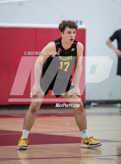 Thumbnail 1 in Newport Harbor @ Torrey Pines ()2025 CIF State Boys Volleyball Championships) photogallery.