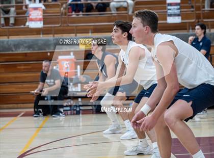 Thumbnail 1 in Newport Harbor @ Torrey Pines ()2025 CIF State Boys Volleyball Championships) photogallery.