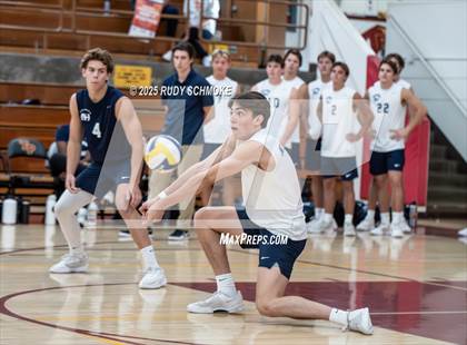 Thumbnail 1 in Newport Harbor @ Torrey Pines ()2025 CIF State Boys Volleyball Championships) photogallery.