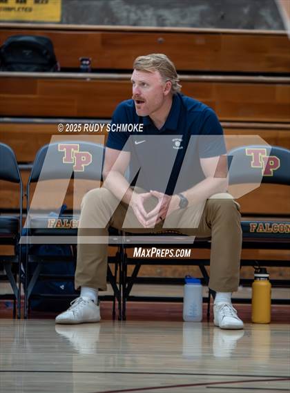 Thumbnail 3 in Newport Harbor @ Torrey Pines ()2025 CIF State Boys Volleyball Championships) photogallery.