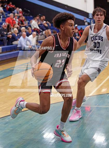 Thumbnail 2 in Cactus Shadows vs Bradshaw Mountain (Winter Hoops Shootout) photogallery.