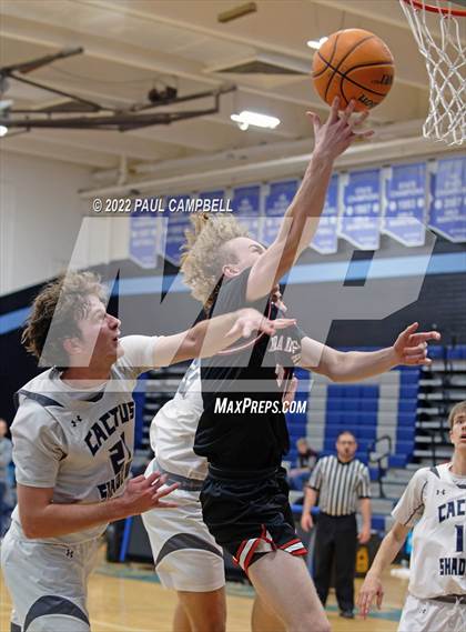 Thumbnail 3 in Cactus Shadows vs Bradshaw Mountain (Winter Hoops Shootout) photogallery.