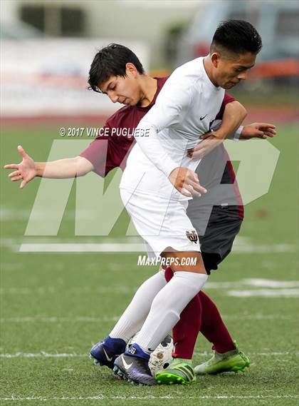 Thumbnail 3 in Bell Gardens @ Notre Dame (SO) (CIF SS Playoffs) photogallery.