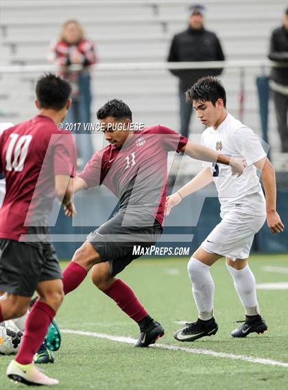 Thumbnail 1 in Bell Gardens @ Notre Dame (SO) (CIF SS Playoffs) photogallery.