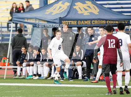 Thumbnail 1 in Bell Gardens @ Notre Dame (SO) (CIF SS Playoffs) photogallery.