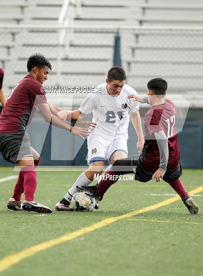 Thumbnail 1 in Bell Gardens @ Notre Dame (SO) (CIF SS Playoffs) photogallery.
