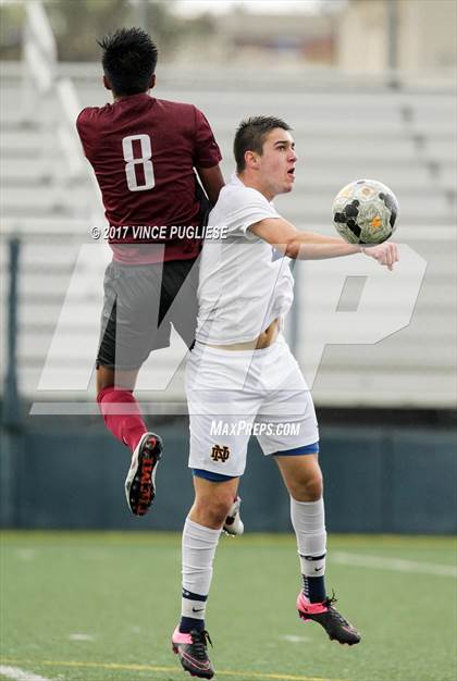 Thumbnail 1 in Bell Gardens @ Notre Dame (SO) (CIF SS Playoffs) photogallery.