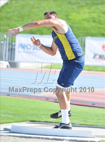 Thumbnail 2 in CIF State Championships (Boys Shot Put) photogallery.