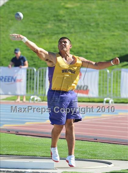 Thumbnail 2 in CIF State Championships (Boys Shot Put) photogallery.