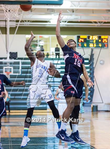 Thumbnail 3 in South Lakes vs. National Christian Academy (George Long Holiday Hoops Tournament) photogallery.