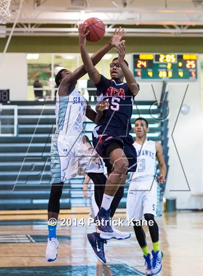 Thumbnail 2 in South Lakes vs. National Christian Academy (George Long Holiday Hoops Tournament) photogallery.