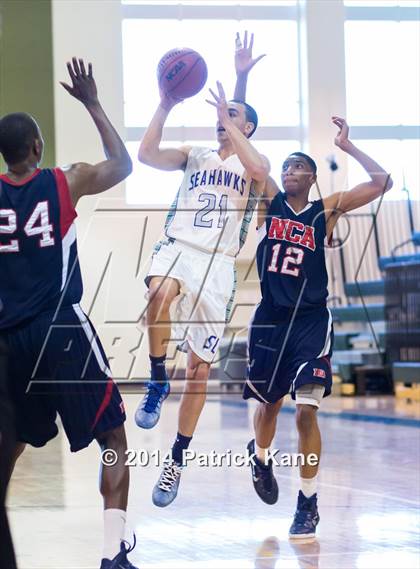Thumbnail 1 in South Lakes vs. National Christian Academy (George Long Holiday Hoops Tournament) photogallery.