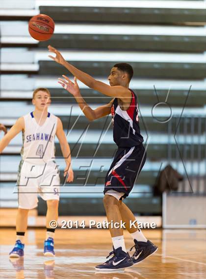 Thumbnail 2 in South Lakes vs. National Christian Academy (George Long Holiday Hoops Tournament) photogallery.