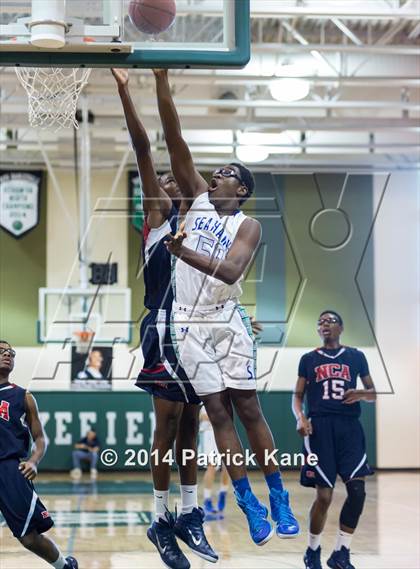 Thumbnail 1 in South Lakes vs. National Christian Academy (George Long Holiday Hoops Tournament) photogallery.